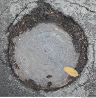 manhole cover dirty